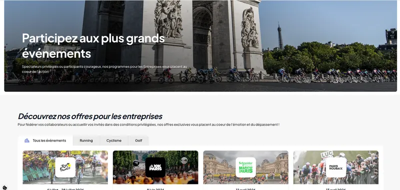 ASO Hospitalité - Plateforme Événementielle